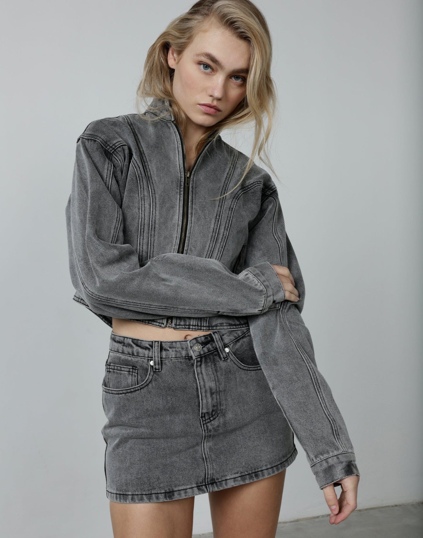 Chad Denim Jacket (Acid Wash)