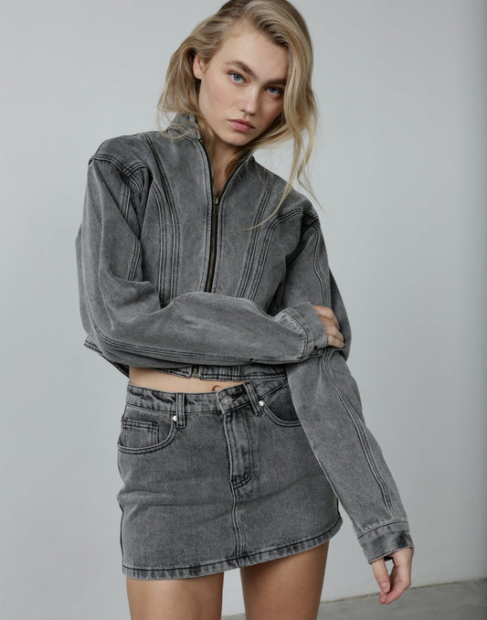 Chad Denim Jacket (Acid Wash)