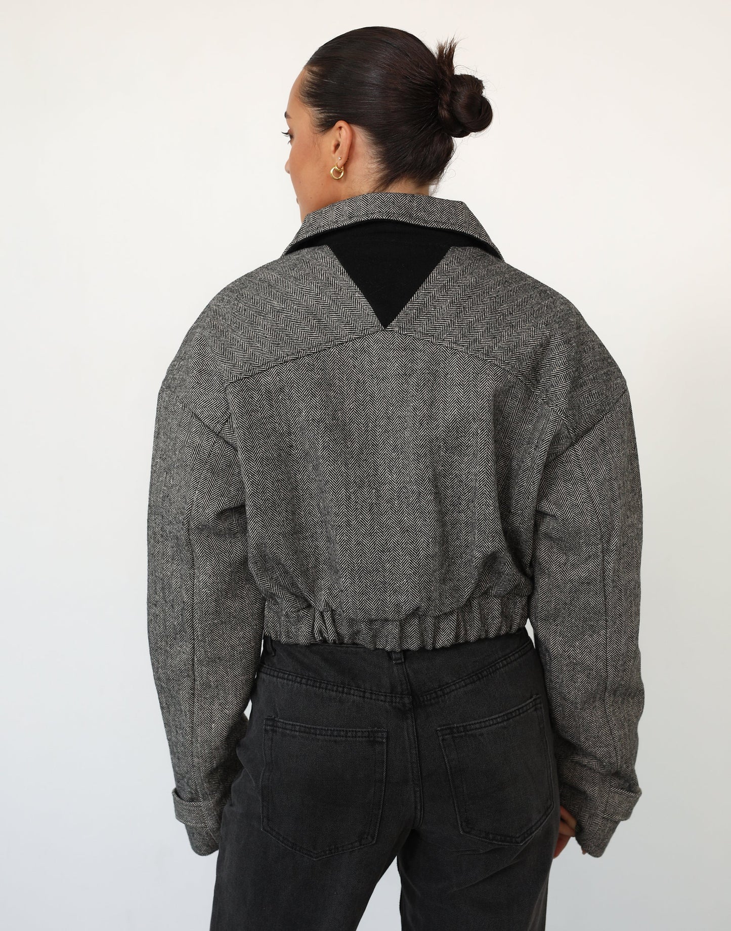 Claude Tweed Jacket (Ash Tweed) - By Lioness